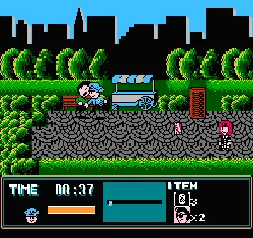 Family Trainer 6 - Manhattan Police (Japan) screen shot game playing